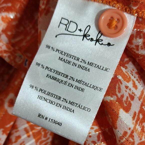 Anthropologie x RD & koko floral peplum boho blouse size small new!!!‎ - Picture 6 of 7